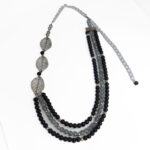 ⁦عقد "أوراق الشجر" الفضي⁩ - الصورة ⁦2⁩